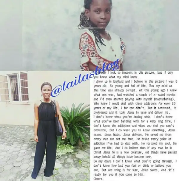 Lady narrates how God delivered her from 20years of addiction to masturbation